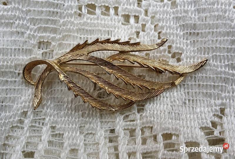 Stara angielska broszka głębiny oceanu Sarah Ochojno