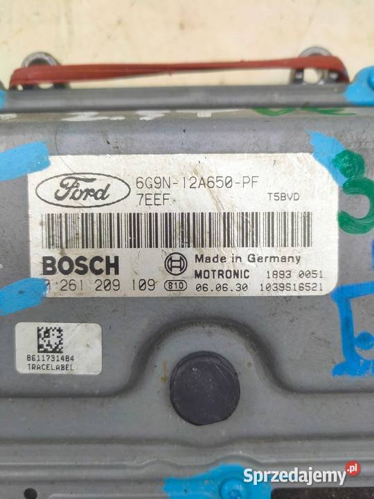 FORD S MK1 STEROWNIK SILNIKA 6G9N12A650PF osobowe Przemęt sprzedam