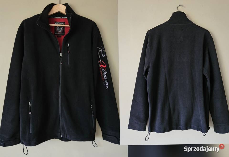 Bluza polarowa z siateczką Sport Atlas for Men czarny