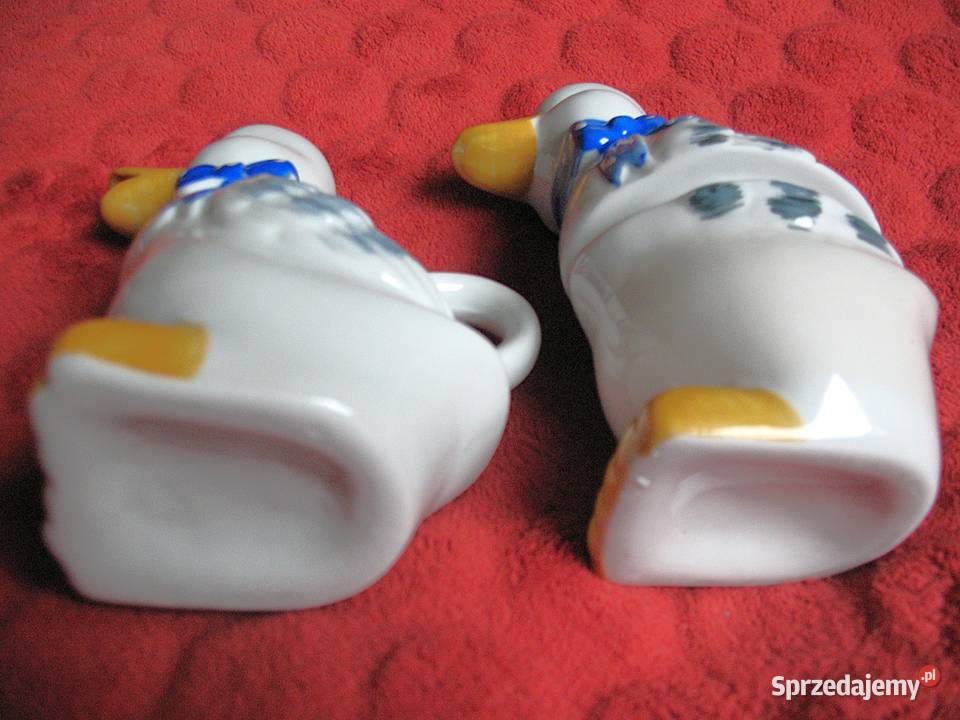 Gęsi Porcelanowy dzbanuszek i pojemnik 14 x 8 x Siedlce