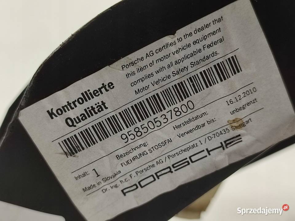 ŚLIZG ZDERZAKA PRAWY TYŁ PORSCHE CAYENNE 1014 lubelskie