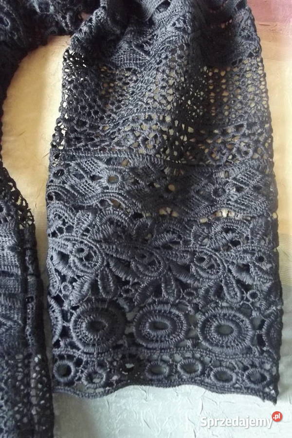 Bluzka czarna gipiura r4244 ONLY 3/4 Piekary Śląskie