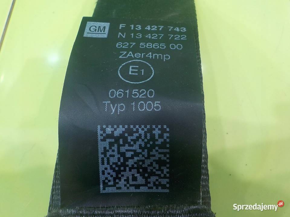 OPEL CORSA E 10 T 15r HB 3D pas bezpieczenstwa Suków