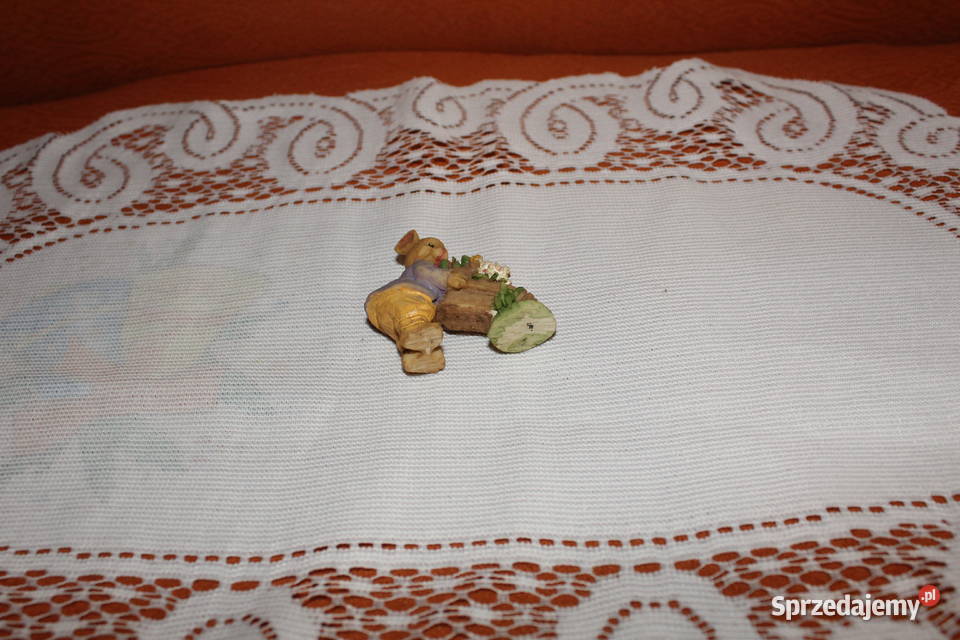 Figurka myszka z taczką ceramika PRL śląskie Chorzów sprzedam