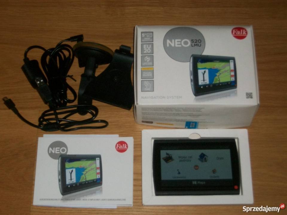 HIT Nawigacja samochodowa FALK NEO 520 LMU łódzkie Łódź