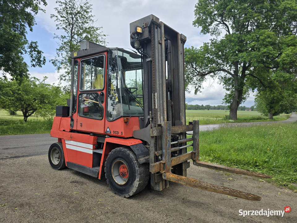 Wózek widłowy KALMAR DCD 556 Triplex 6 m 55 t Rudolfowo sprzedam