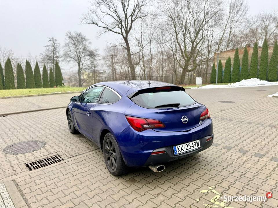 Opel Astra J GTC 14 turbo 2015r małopolskie Kraków