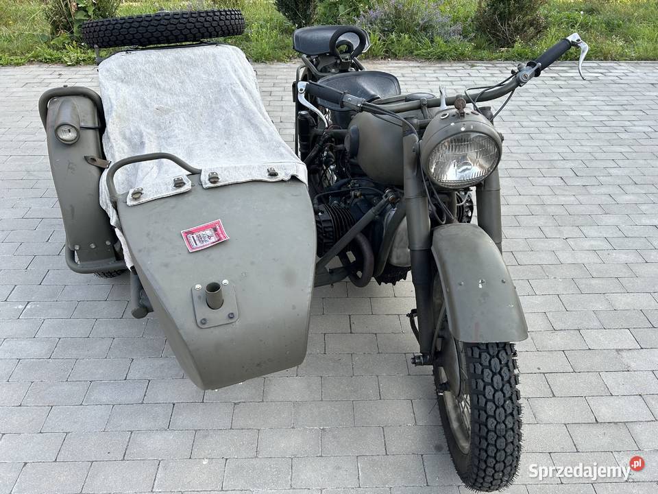 oryginalny motocykl M72 z koszem legalnie turystyczny Giżycko