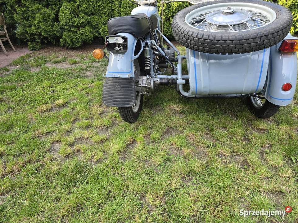 Motocykl DNIEPR MT16 z napędem na kosz Aleksandrów Łódzki