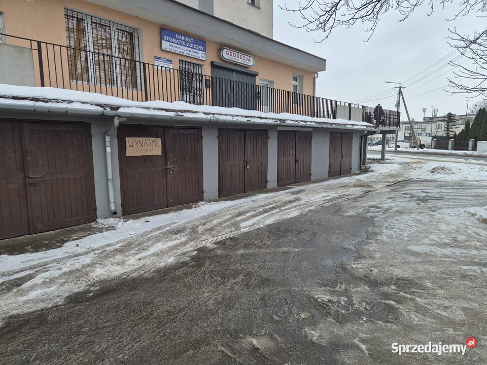 Wynajmę Garaż Gostynin oświetlenie Płock