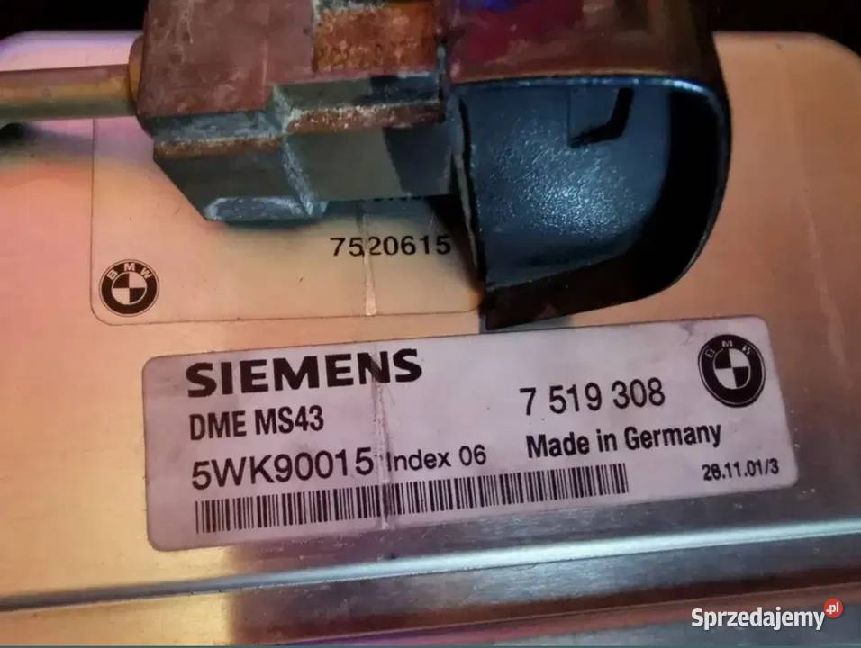 Zestaw startowy stacyjka kluczyk BMW E46 m52tu Żory