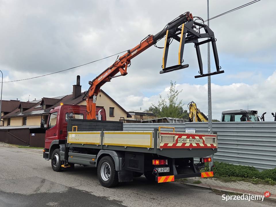 Mercedes ATEGO 1523 1223 HDS Żuraw Dźwig Chwytak Łańcut sprzedam