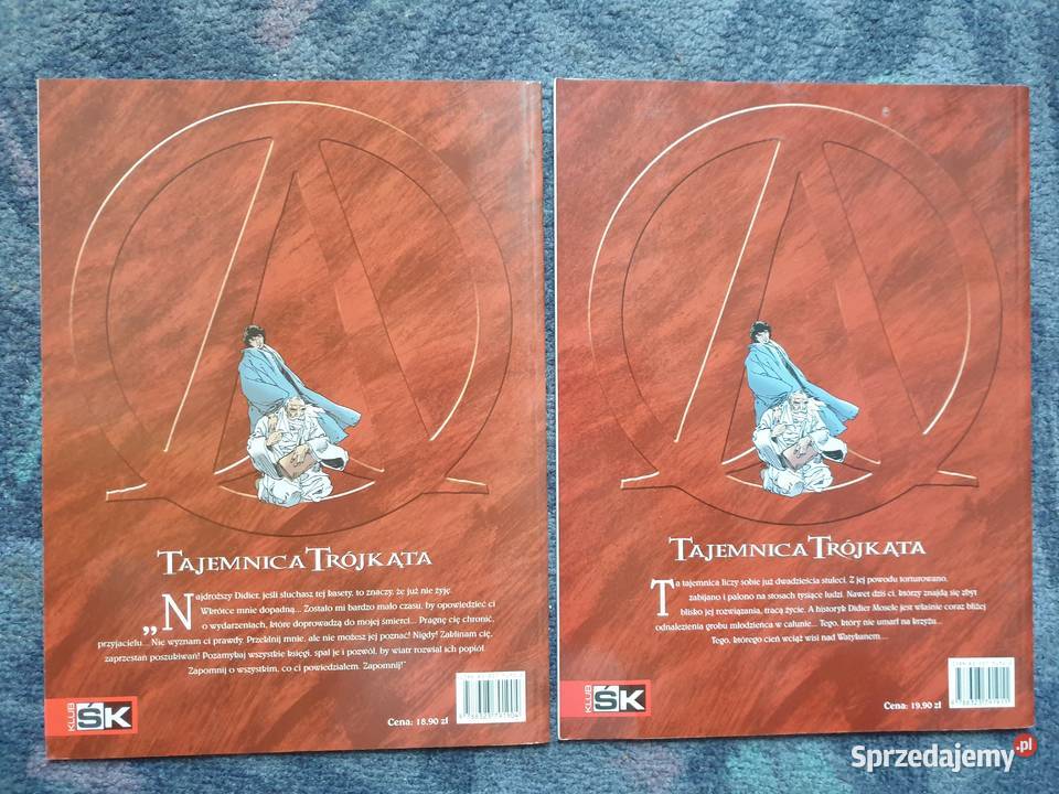 Tajemnica Trójkąta zestaw 2 albumów komiksowych