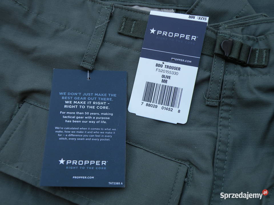 Spodnie BDU olive PROPPER medium regular cotton Wrocław