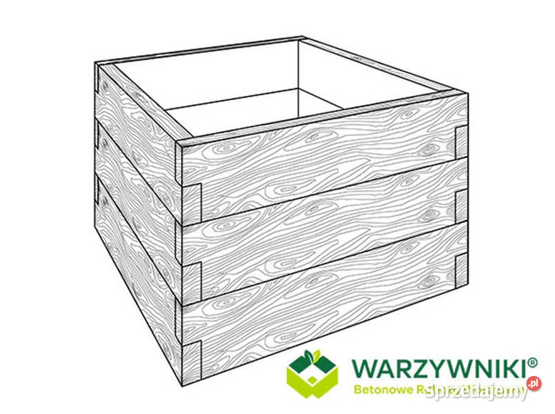 Warzywnik betonowy Skrzynia na warzywa Rabata Łódź