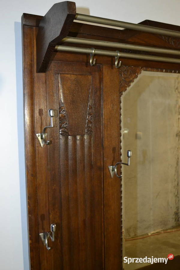 wieszak garderoba artdeco 1920 dąb Będzin sprzedam