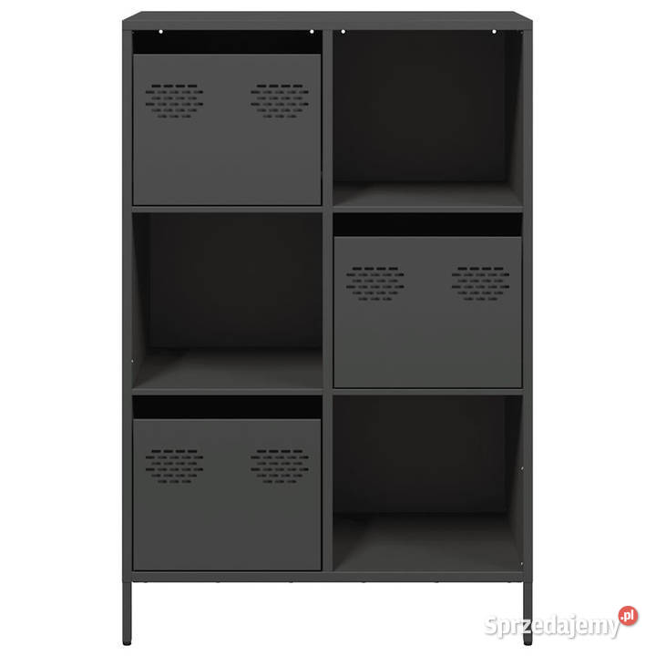 Szafka czarna 68x39x1035 stal WM851406 Warszawa