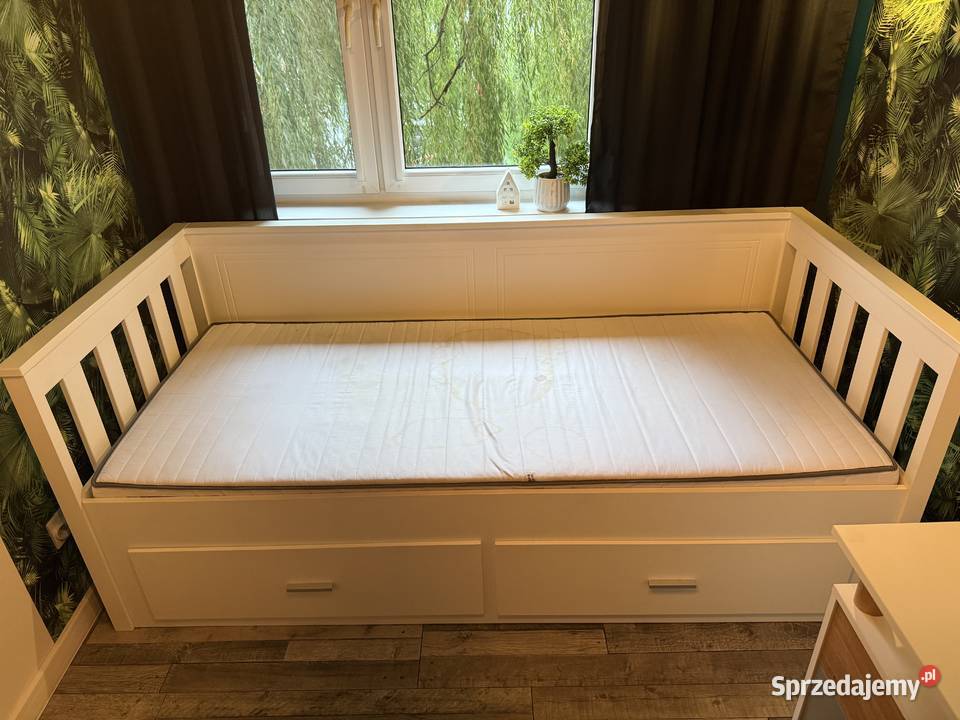 Łóżko z szufladami 90x200 stan śląskie Dąbrowa Górnicza