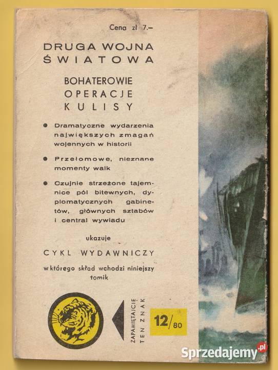 ŻÓŁTY TYGRYS PODSTĘPNA ŚMIERĆ 1980 miękka łódzkie sprzedam
