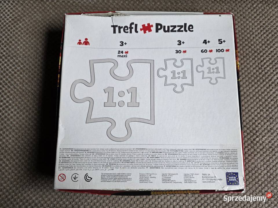 Disney Pixar Cars puzzle 4in1 Trefl 4 lata+ Kraków