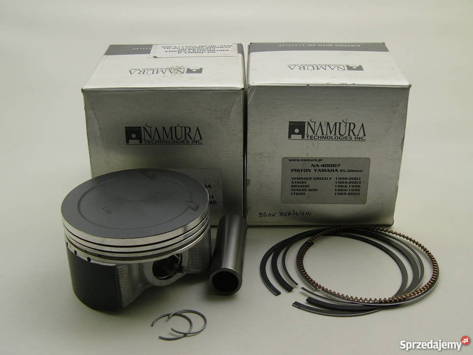 TŁOK komplet tłokowy NAMURA 9500 mm nominał Zabrze sprzedam