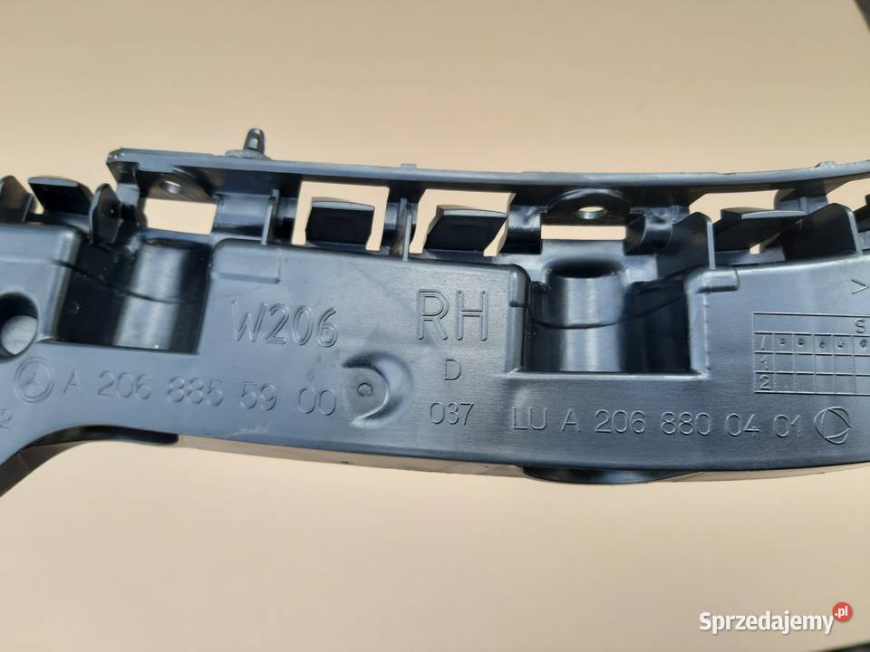 MERCEDES CKLASA W206 ŚLIZG ZDERZAKA PRAWY TYŁ Bieleń sprzedam