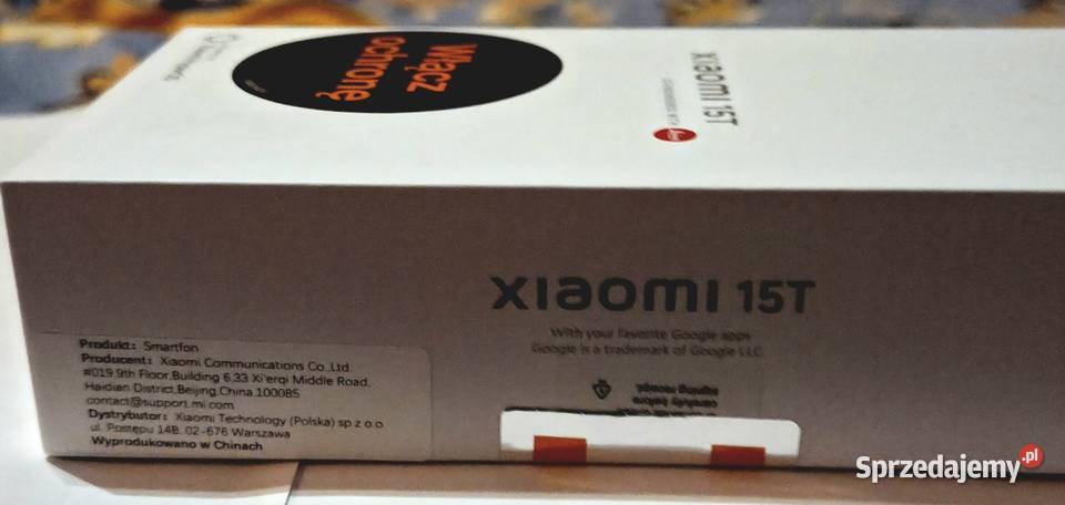 Xiaomi 15T 12GB512GB Złoty