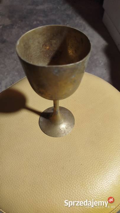 STARY KIELICH MOSIĘŻNY KIELISZEK VINTAGE K14 Gdańsk