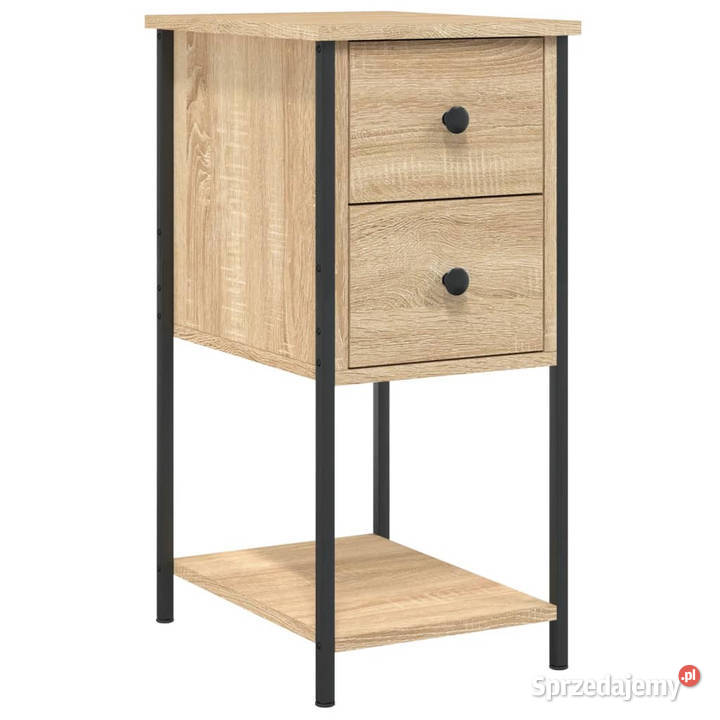 Szafka nocna dąb sonoma 32x42x70 materiał Warszawa