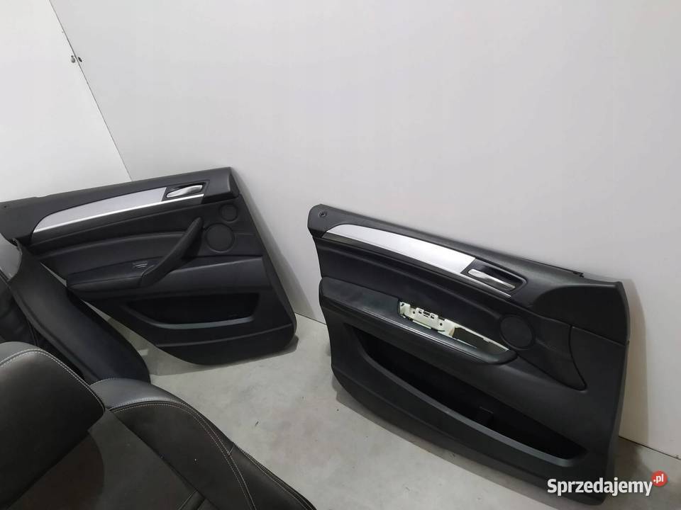 FOTELE KANAPA BOCZKI ELEKTRYCZNE PÓŁSKÓRA Bmw X6