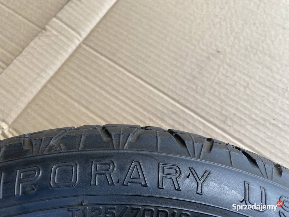 Koło9 dojazdowe 16 MAZDA 3 III 5 Zestaw lewarek Koła dojazdowe Miejska Górka