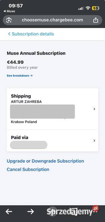 Muse S 2 do medytacji relaksacji i snu 2x nowe Kraków