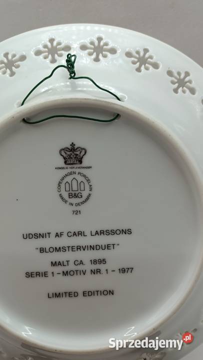 Talerz dekoracyjny ażurowy GG Denmark seria 1 1 lubelskie Zamość sprzedam