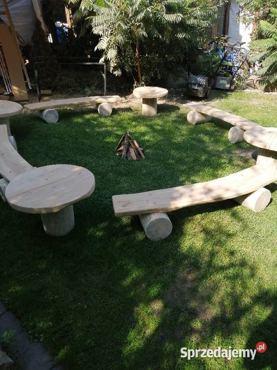 Meble ogrodowe drewno olchowe Katowice