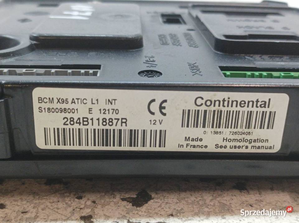 MODUŁ 284B11887R X95 Renault Scenic III 2009 świętokrzyskie