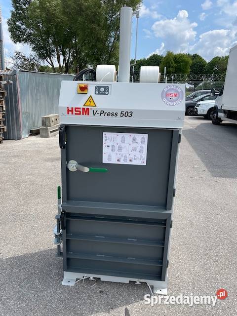 Prasa belownica do folii makulatury odpadów Lublin