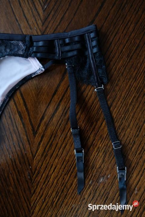 czarne majtki stringi Censored Yorker 36 S pas Koronkowe  Toruń sprzedam