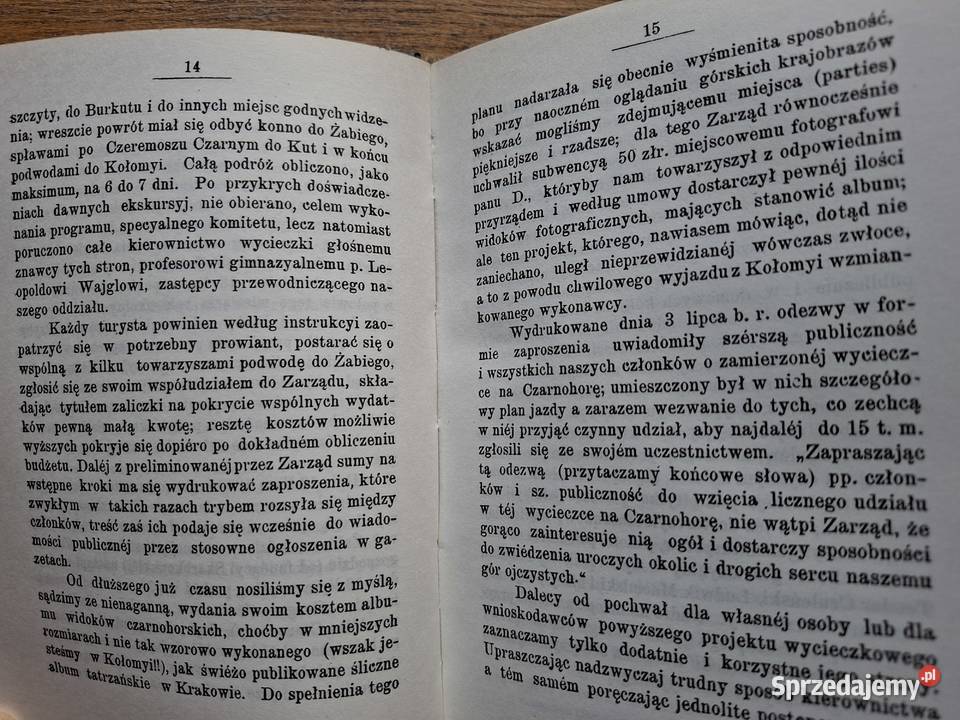 Wspomnienia Czarnohory Marceli Antoni Turkawski Kraków