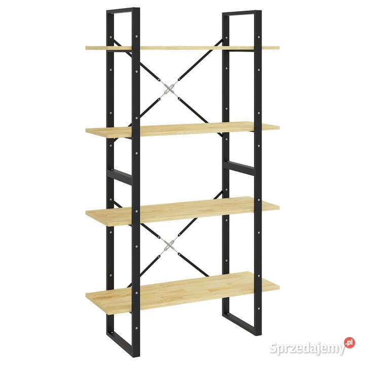 4poziomowy regał na książki 80x30x140 drewno Warszawa