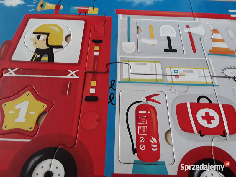 Puzzle dzieci 2 Wóz strażacki 23 elementy Warszawa