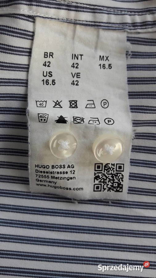 Koszula w paski Hugo Boss Głuchołazy