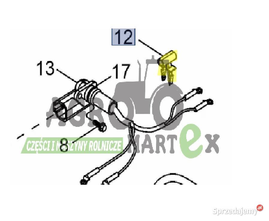 87346212 ZACISK PRZEWODU CNH Wichrów