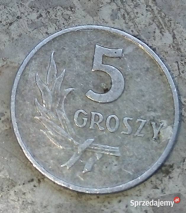 POLSKA 5 GROSZY 1961 rAL bz Legionowo