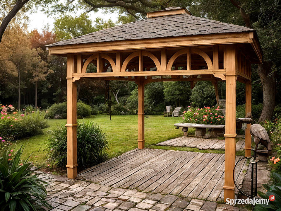 ALTANA 6 DREWNIANA KWADRATOWA 3x3 OGRODOWA