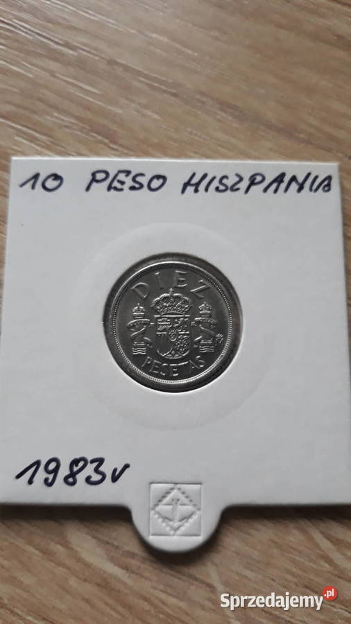 10 Peset Hiszpania 1983 r