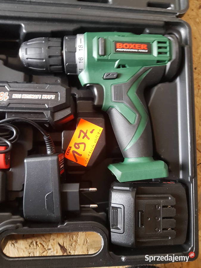 WKRĘTARKA WIERTARKA 2AKU 18V boxer bx174 22 HH