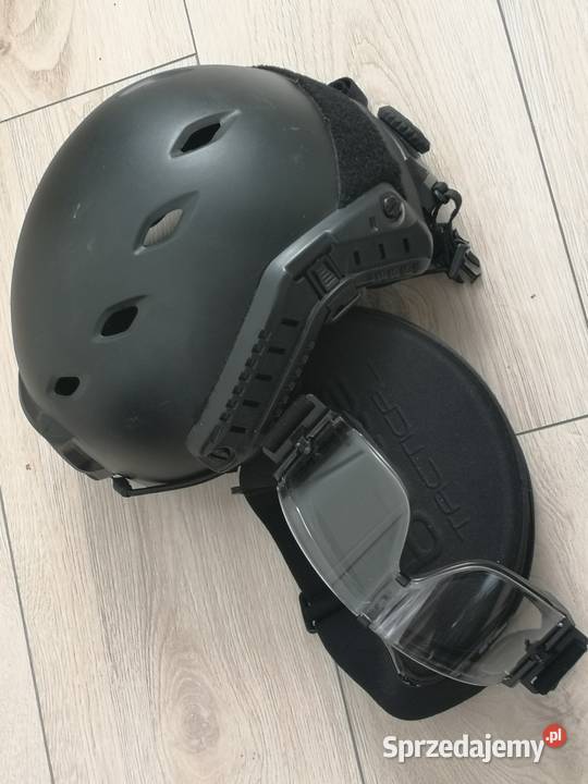 OKAZJA Komplet gogle taktyczne BOLLE i chełmkask Łódź