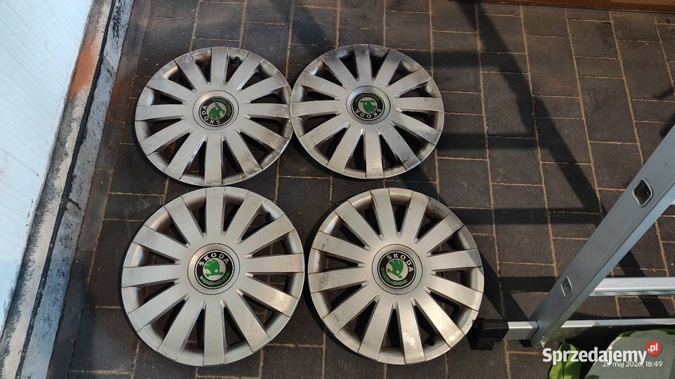 Oryginalne kołpaki 15 skoda oryginalne Kołpaki Łazy