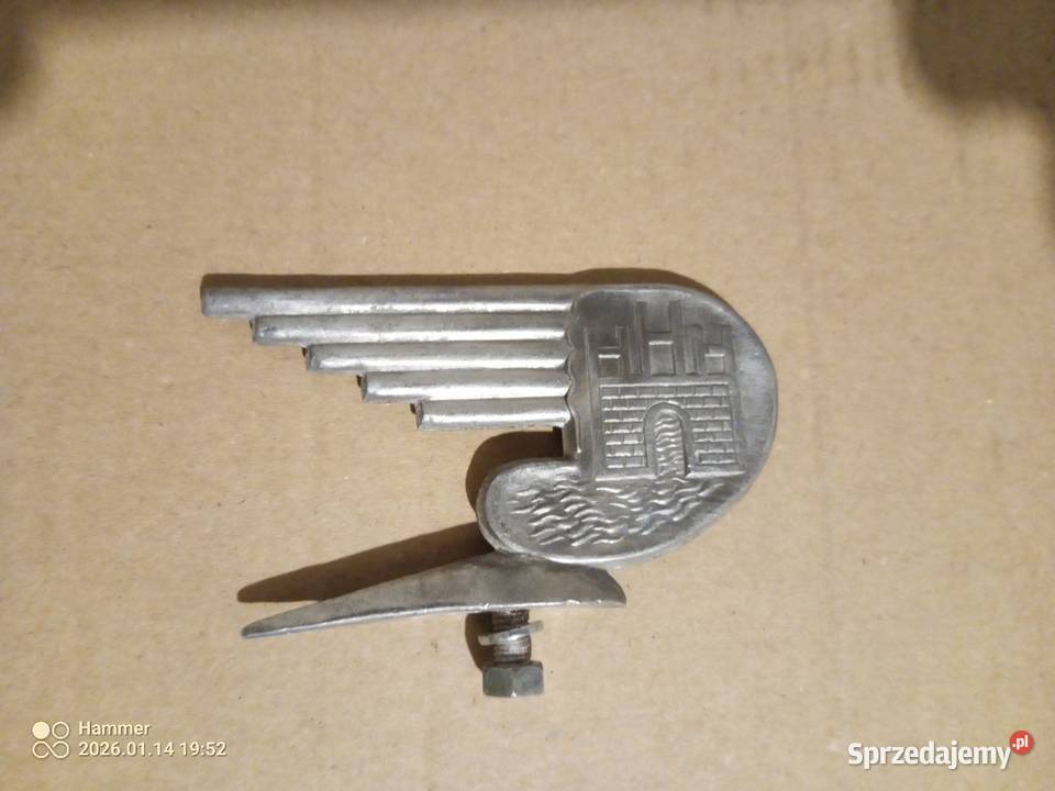 Oryginalny emblemat na błotnik HENNINGS HELMUT Ciosaniec