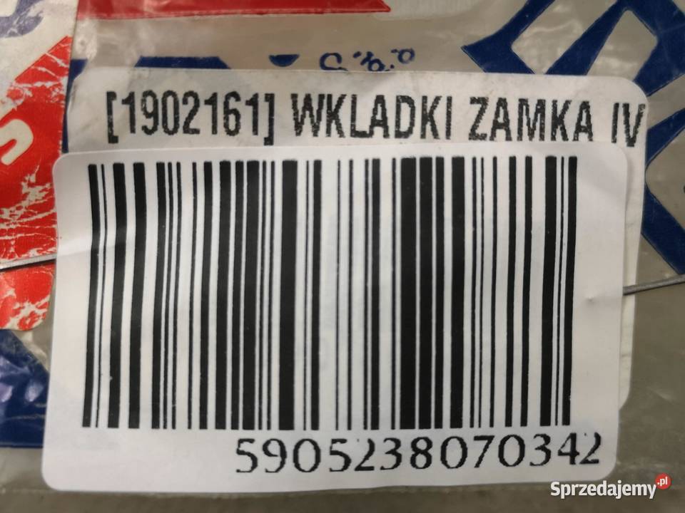 WKŁADKI ZAMKA KLUCZE IVECO DAILY 1989 NOWE Motoryzacja lubelskie